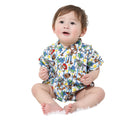 [Baby Doll] Toy Story Yukata Romper 0433B / 70-80cm Baby Size Baby Baby Shower Gift Present Baby Clothes Coverall Short Sleeve Link Coordination Matching Look