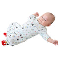 [Baby Doll] Mickey Donald All-over Pattern 2WAY All 0637B / 50-70cm Baby Size Baby Baby Shower Gift Present Baby Clothes Coverall Long Sleeve Dress All Coverall 100% Cotton