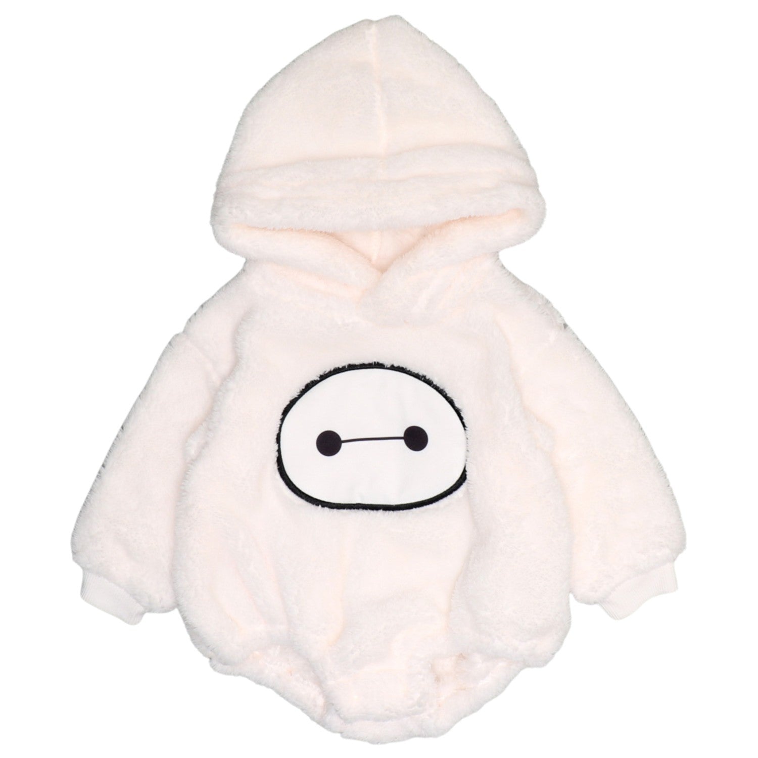 [Baby Doll] Big Boa Onesie 0911B / 70-80cm Baby Size Baby Baby Shower Gift Present Baby Clothes Long Sleeve Coverall 3D Motif Fluffy Boa Cold Protection Costume Cosplay