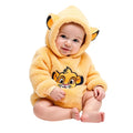 [Baby Doll] Simba Boa Onesie 0911B / 70-80cm Baby Size Baby Baby Shower Gift Present Baby Clothes Long Sleeve Coverall 3D Motif Fluffy Boa Cold Protection Costume Cosplay