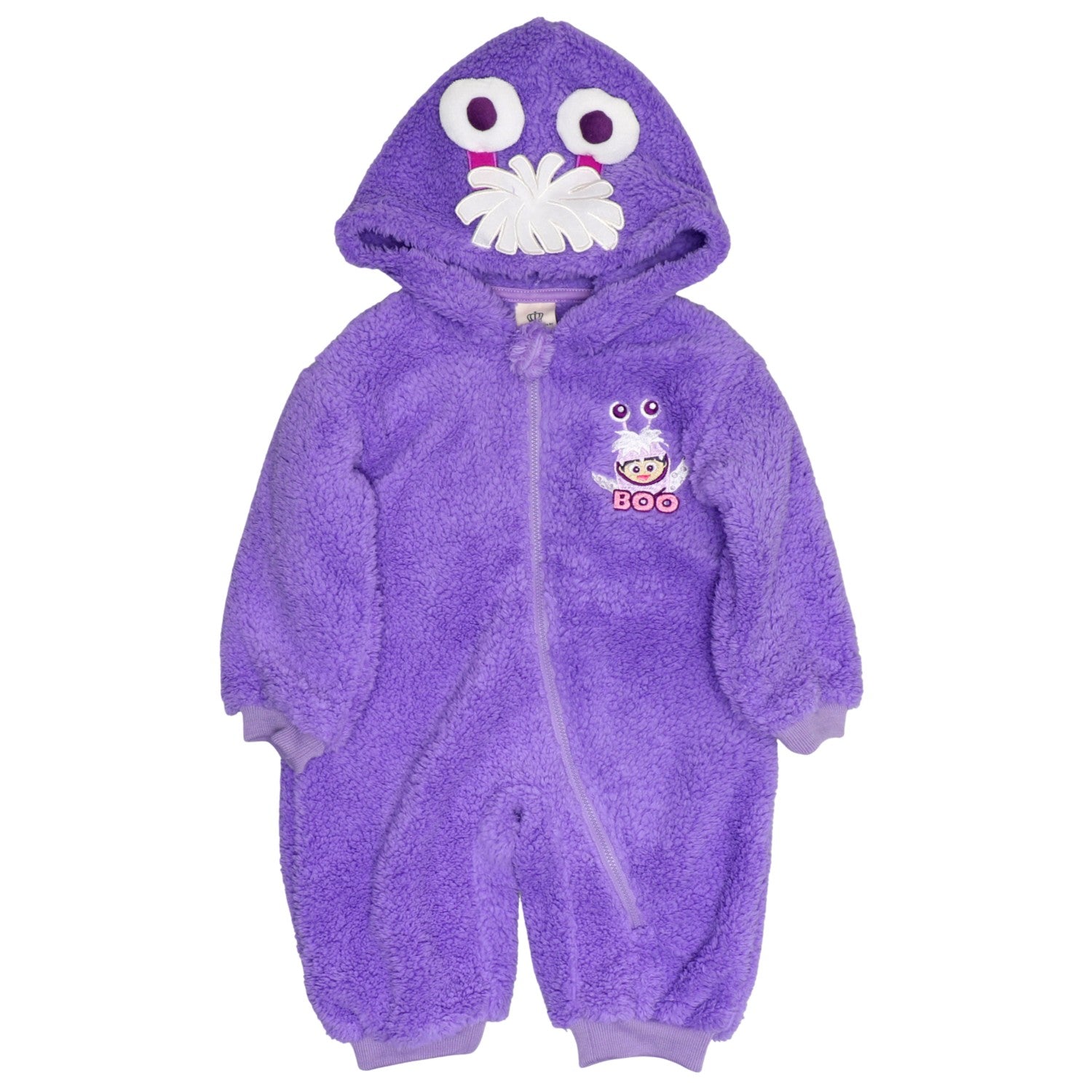 [Baby Doll] Boo Boa Romper 0913B / 70-80cm Baby Size Baby Baby Shower Gift Present Baby Clothes Coverall Fluffy Boa 3D Motif You Can Become a Costume Cosplay