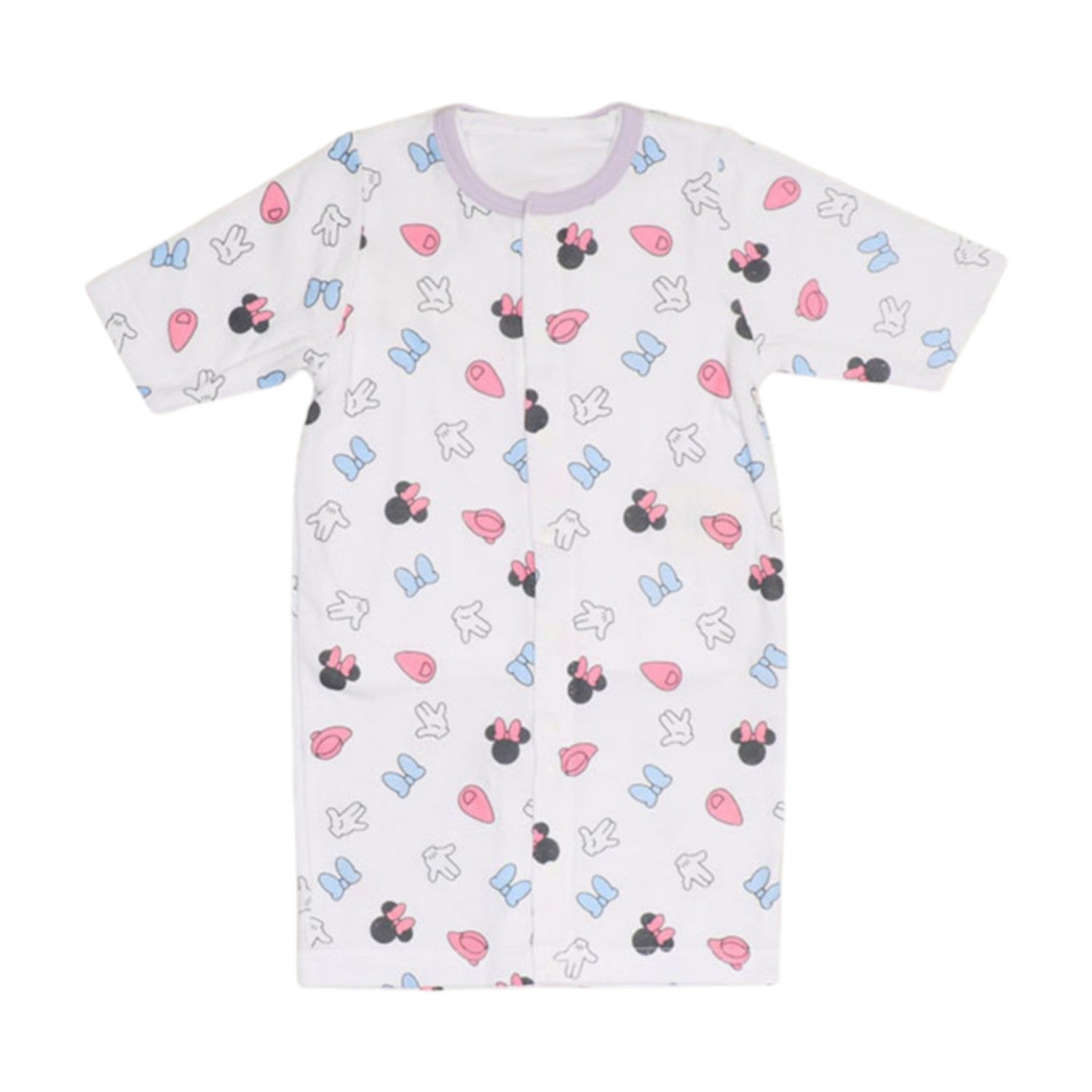 [Baby Doll] Minnie 2WAY All with Underwear 1210B / 50-70cm Baby Size Baby Baby Gift Present Baby Clothes Baby Underwear Coverall Dress All Coverall Time Saving Easy Easy 100% Cotton