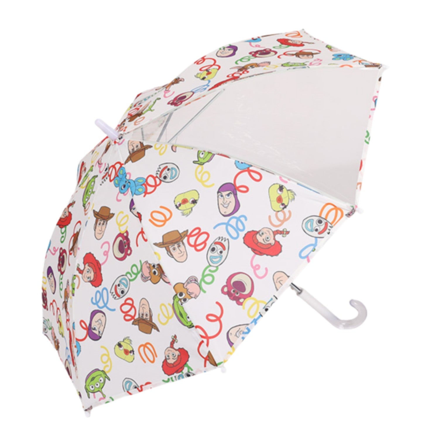 [Baby Doll] Toy Story Character Umbrella 1213 (One-Touch Jump Type) / Total Length 50cm Kids Miscellaneous Goods Children's Umbrella Rain Gear Rain Goods Covering Water Repellent Transparent Window Jump Umbrella Rainy Days