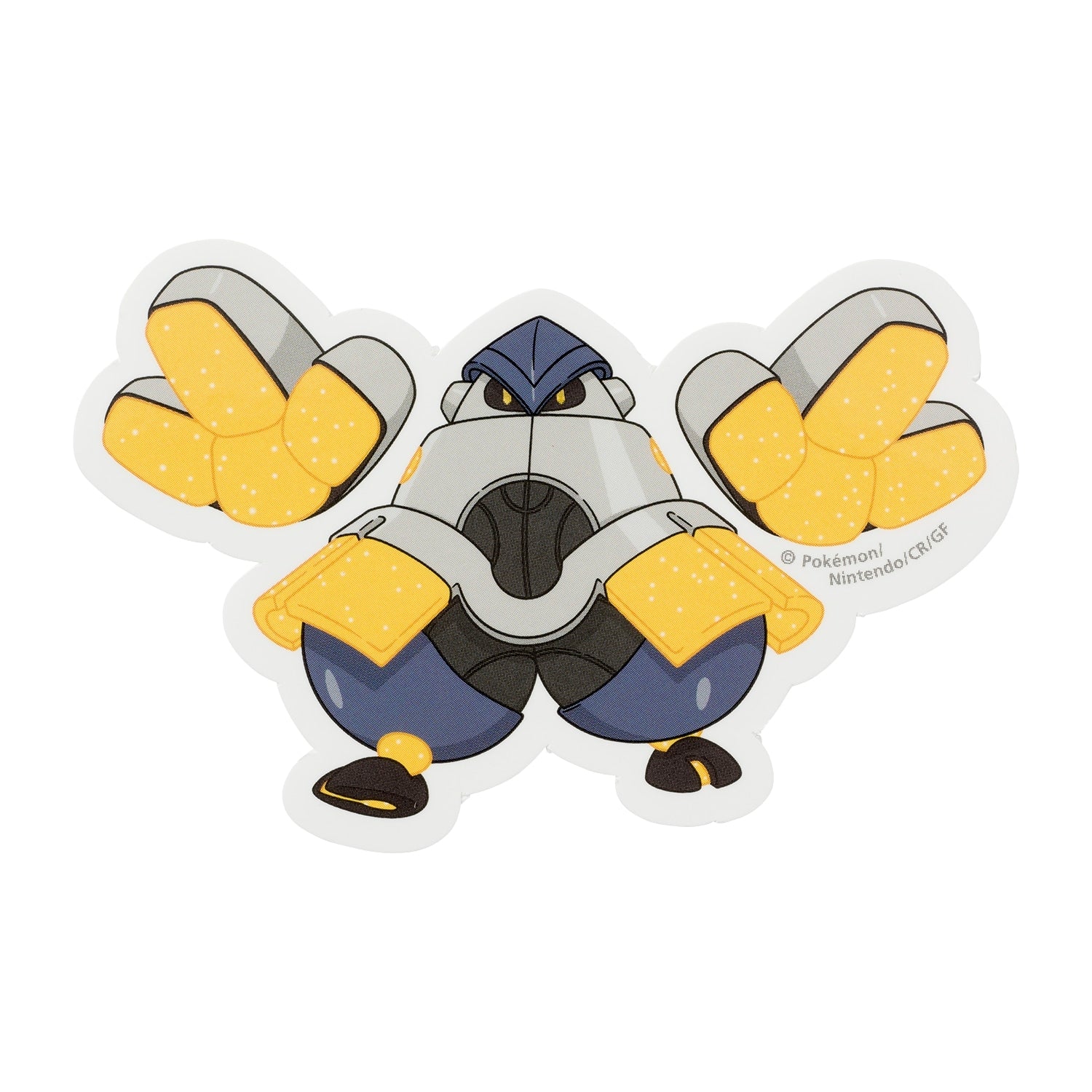 Iron Hands Pokemon sticker with unique Fighting/Electric-type from Japan