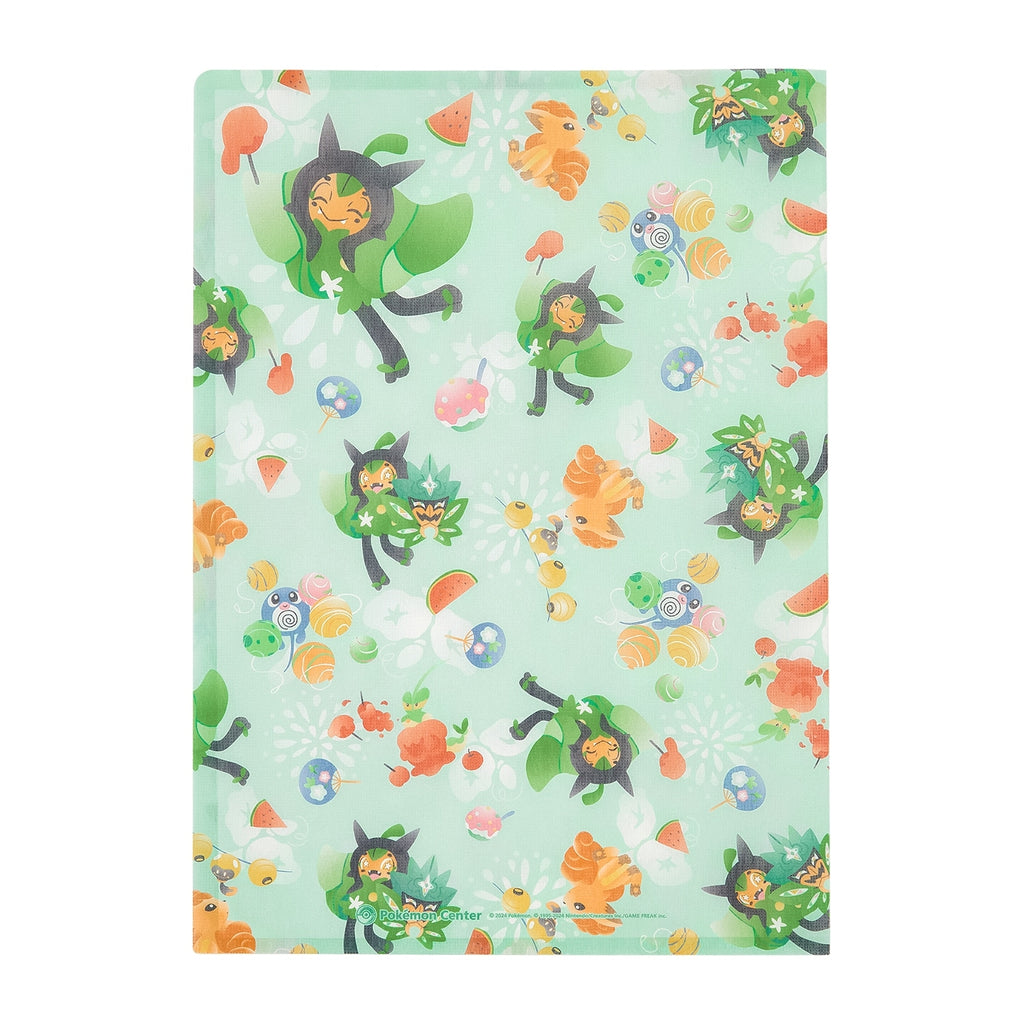 Japanese style A4 clear file Summer Festival