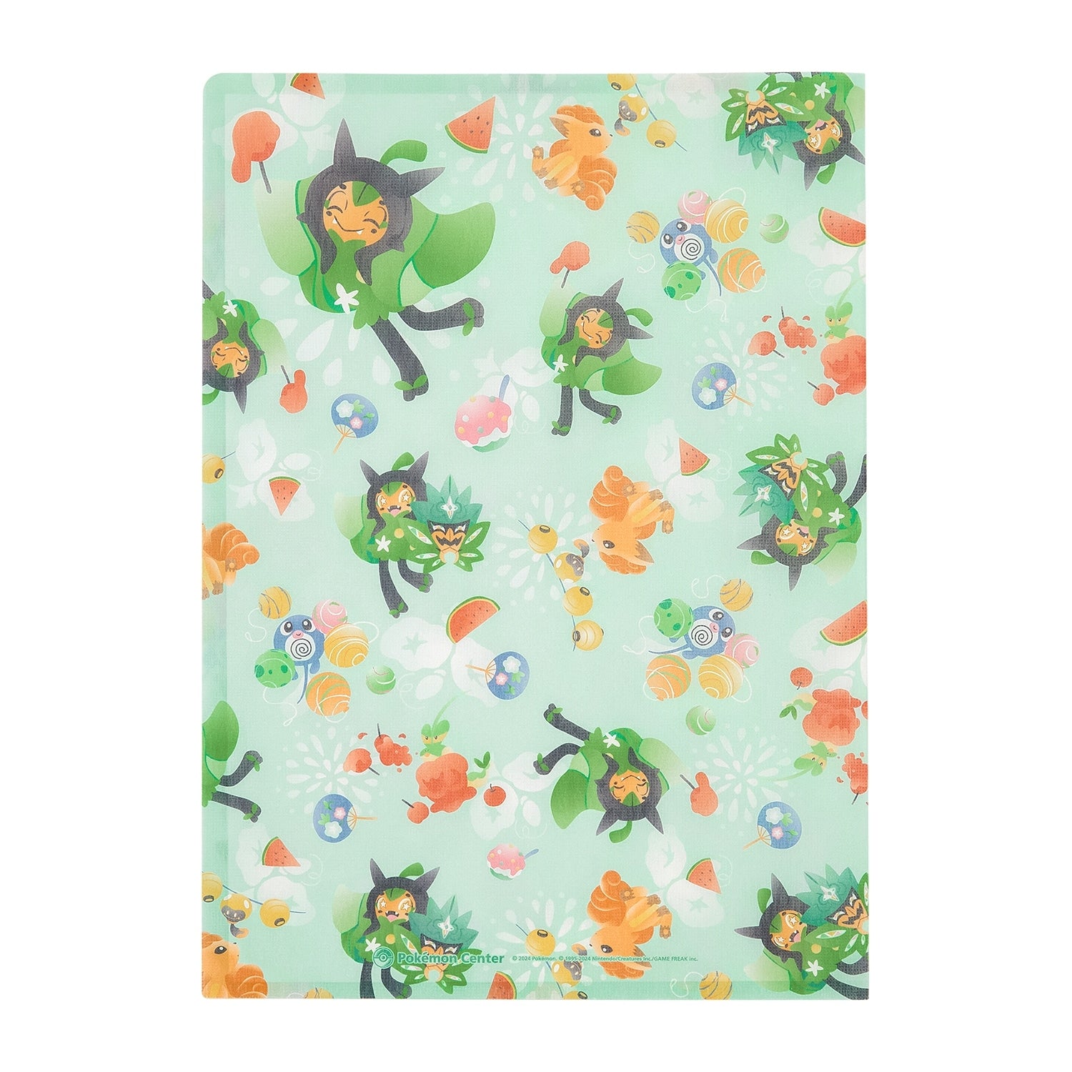 Japanese style A4 clear file Summer Festival