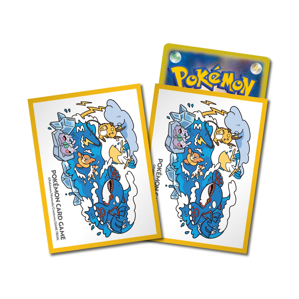 Pokémon TCG Deck Sleeves OTENKI TEAM Amefurashi Yellow | Japan Exclusive