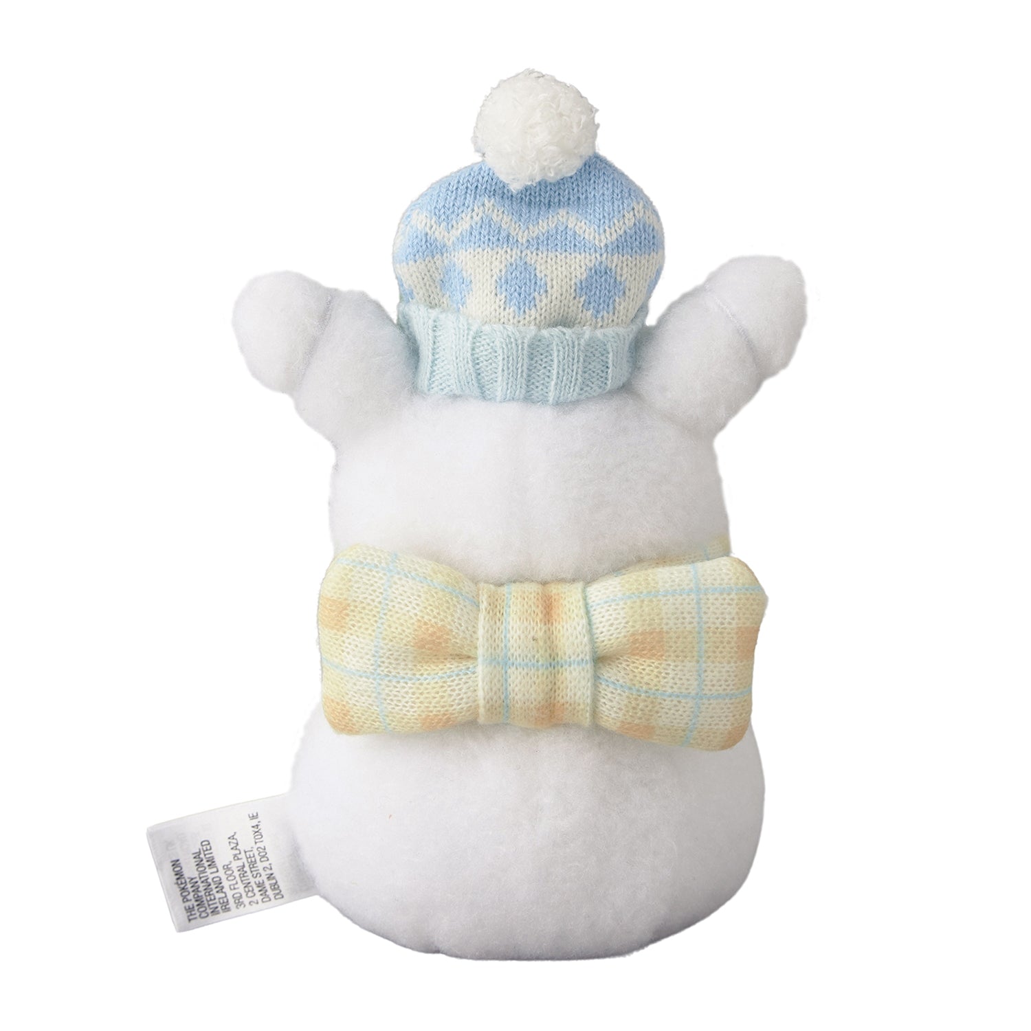Japanese Pikachu Snowman plushie with detailed snowman body