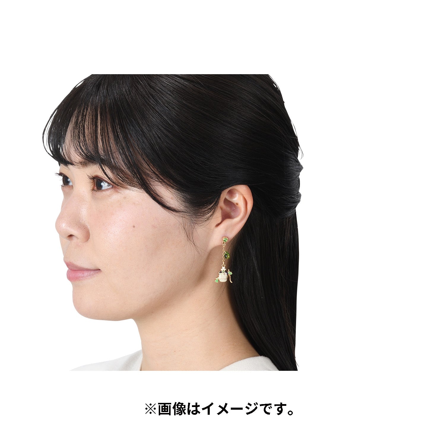 Authentic Pokémon Earrings set with Chades and Yabasocha from Japan