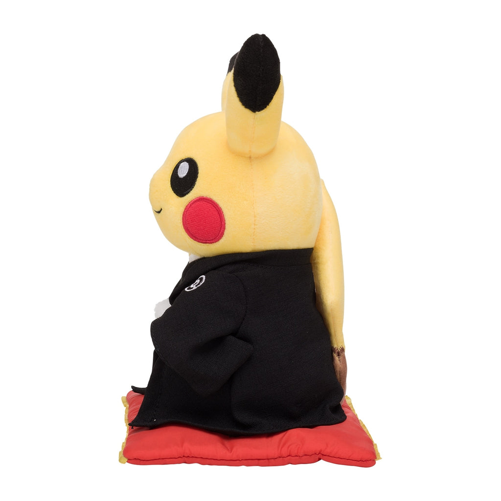 Authentic Pikachu plush toy, sitting pose from Japan, Pokemon Center Online