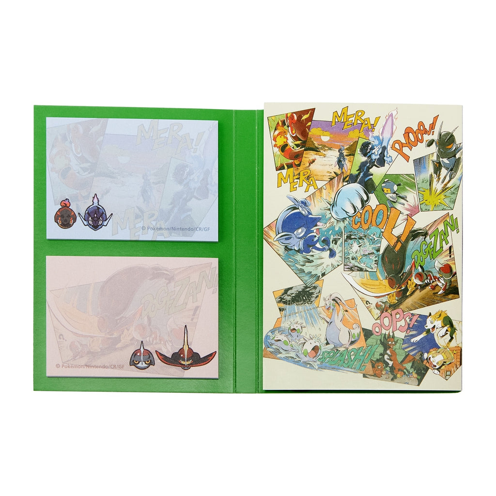 Pokemon Center Online Book-Shaped Sticky Notes with compact size from Japan