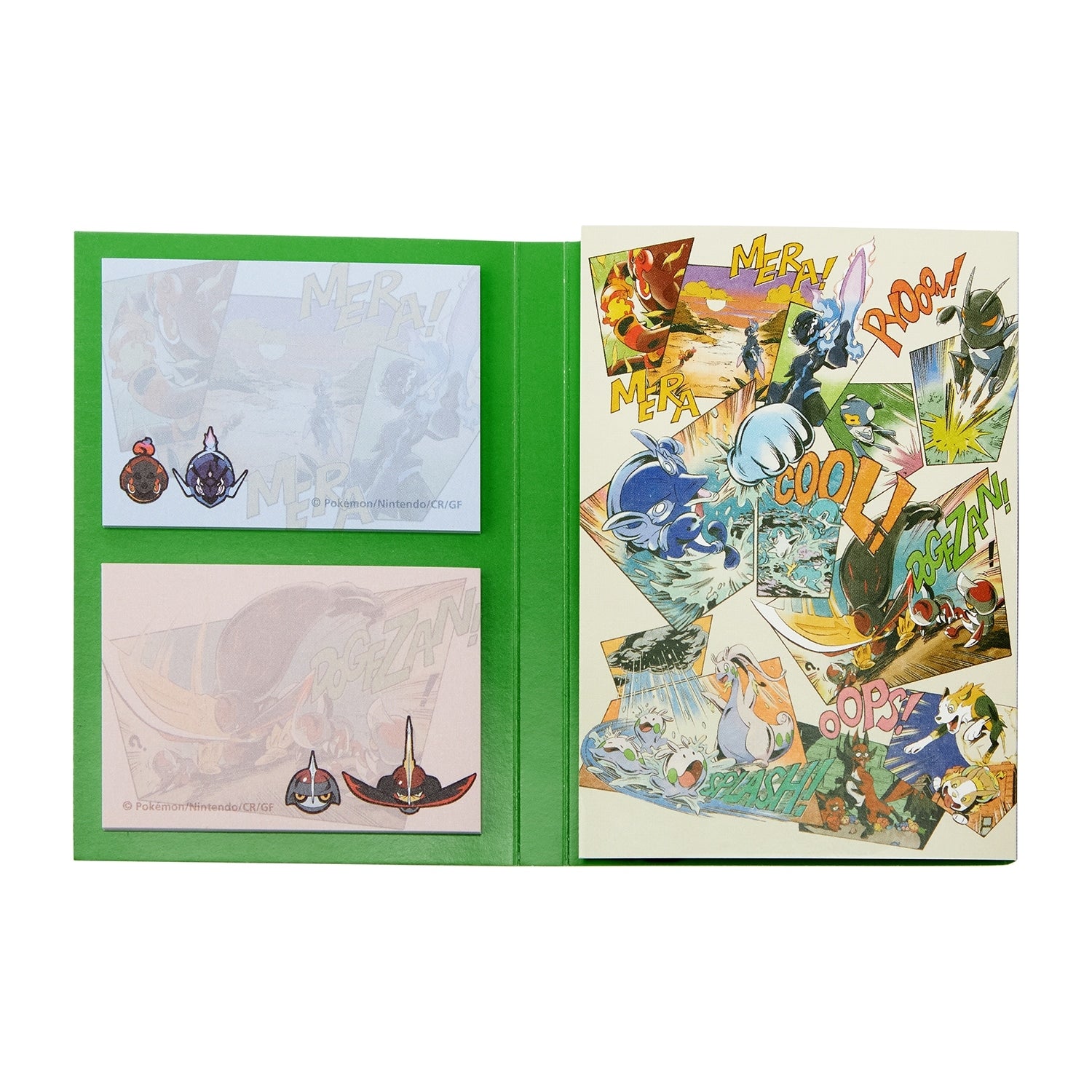 Pokemon Center Online Book-Shaped Sticky Notes with compact size from Japan