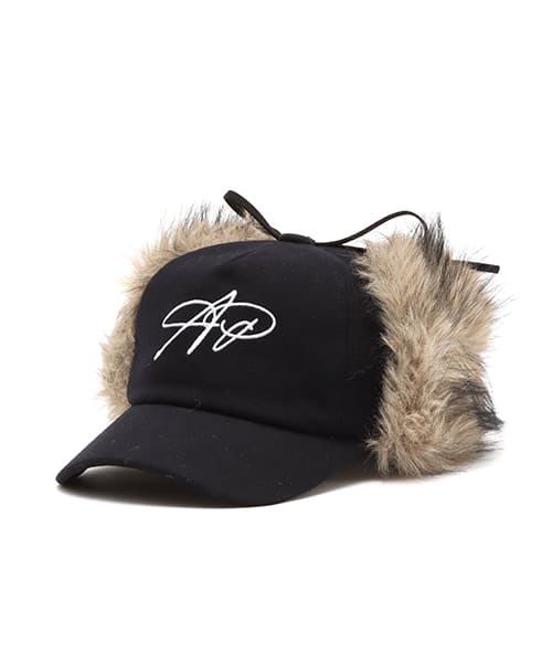 atmos pink Faux Fur Ear Cap
