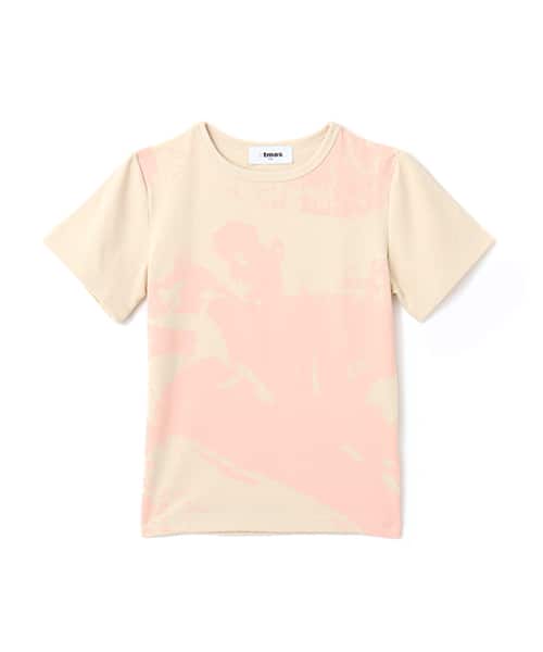 atmos Pink Print T-shirt with vibrant graphics from Japan
