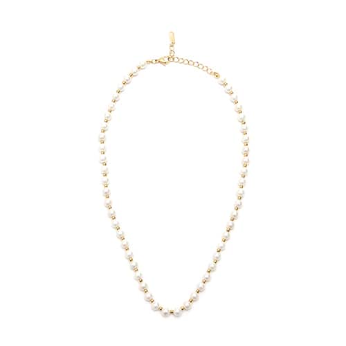 atmos pink Pearl Like Necklace