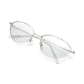 atmos pink oval sunglasses with unique frame design from Japan
