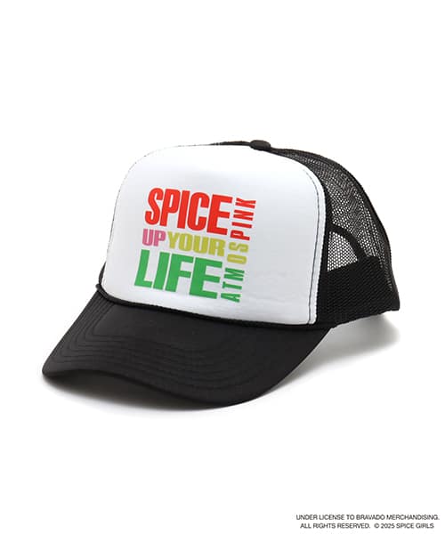 atmos Pink x SPICE GIRLS Mesh Cap with pink logo from Japan