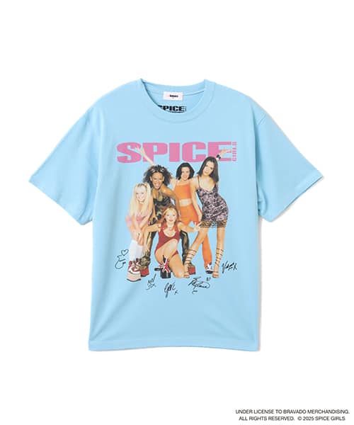 atmos pink x SPICE GIRLS Big T-shirt with unique graphics from Japan