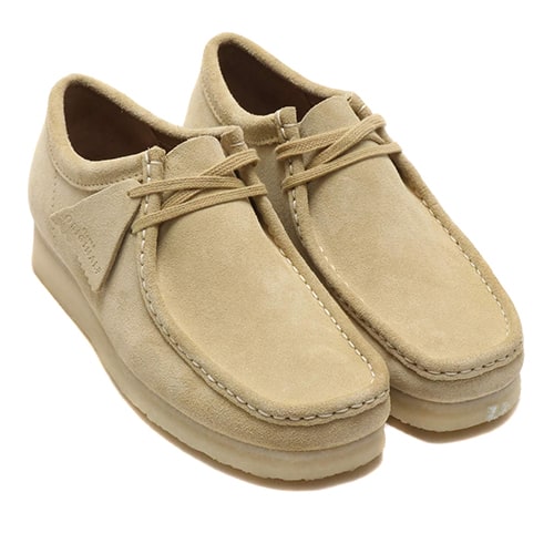Clarks Wallabee Sneakers with unique lacing system from Japan