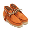 Clarks Wallabee Boot with unique lacing system from Japan