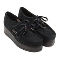 Clarks Wallacraft Bee Black Sneakers with black upper and unique design from Japan