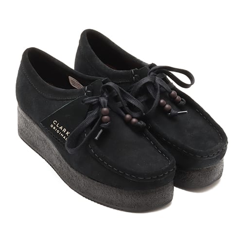 Clarks Wallacraft Bee Black Sneakers with black upper and unique design from Japan