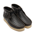 Clarks Wallabee Boot Black Crocodile Distress from Japan, exclusive collectible footwear
