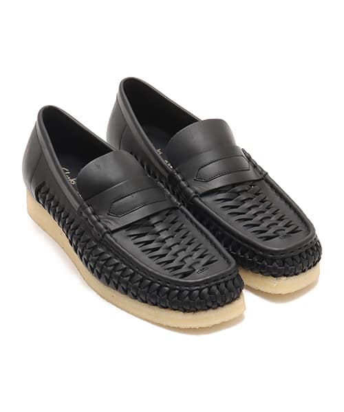 Clarks WB Penny Weave Sneakers with unique weave pattern from Japan