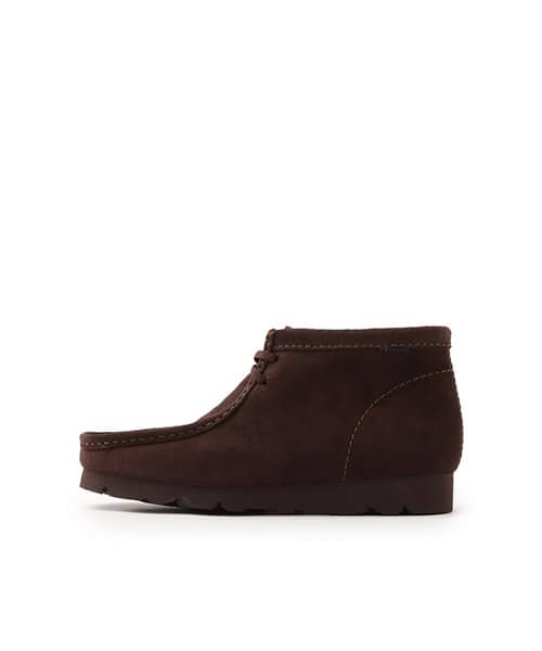 CLARKS Wallabee Boot GTX - Brown suede boots with GTX technology from Japan