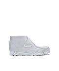 CLARKS Wallabee Boot with brown leather upper and rubber sole from Japan