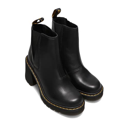 Dr.Martens Spence Black Sendal Sneakers with black straps and sole from Japan