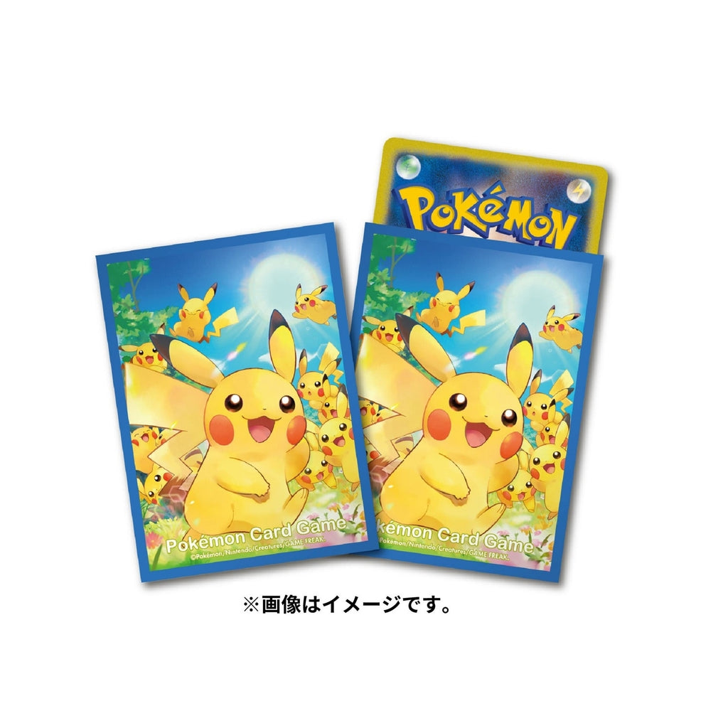 Pokémon TCG Deck Sleeves – Pikachu (#25) Large Collection | Japan