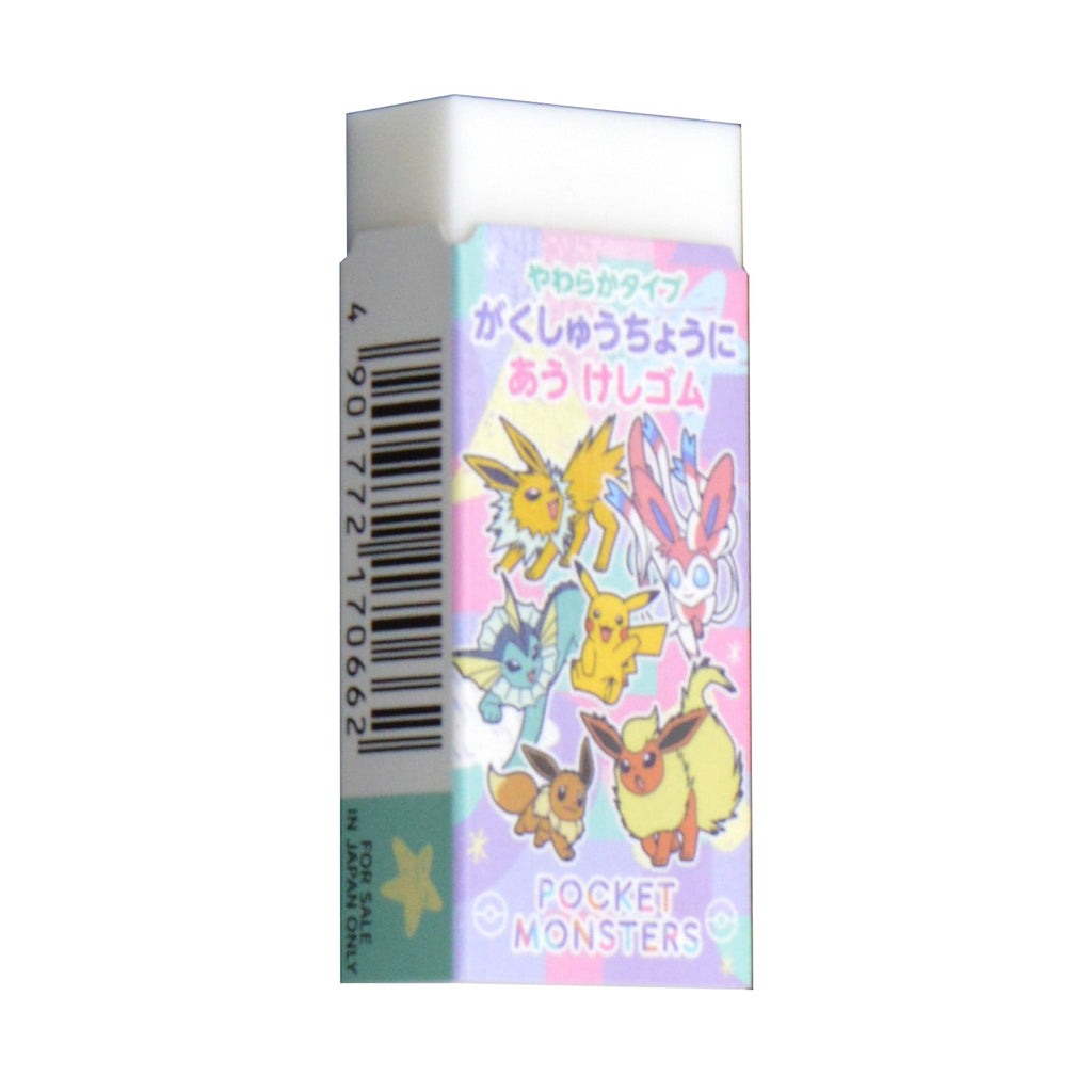 Pokemon Eraser pastel flake from Japan, featuring pastel colors