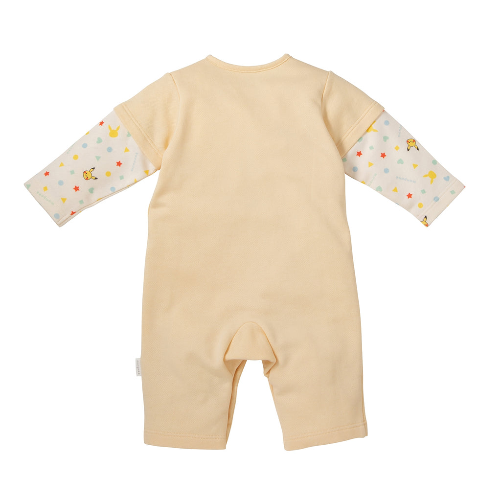 Monpoke applique layered romper