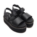 Dr.Martens QUAD ZEBRILUS VOSS QUAD BLACK HYDRO LEATHER Sneakers from Japan, black leather with unique design