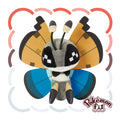 666 Plush Pokémon Vivillon from Japan, colorful wings and happy face