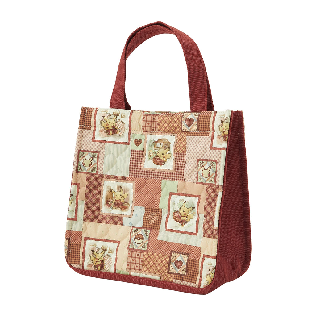 Patchwork style mini tote bag Pikachu’s Sweet Delivery