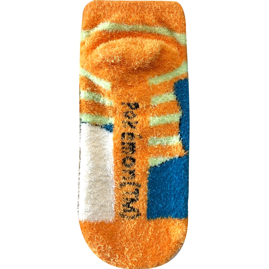 Fluffy socks Snorlax border women's (23-25cm)