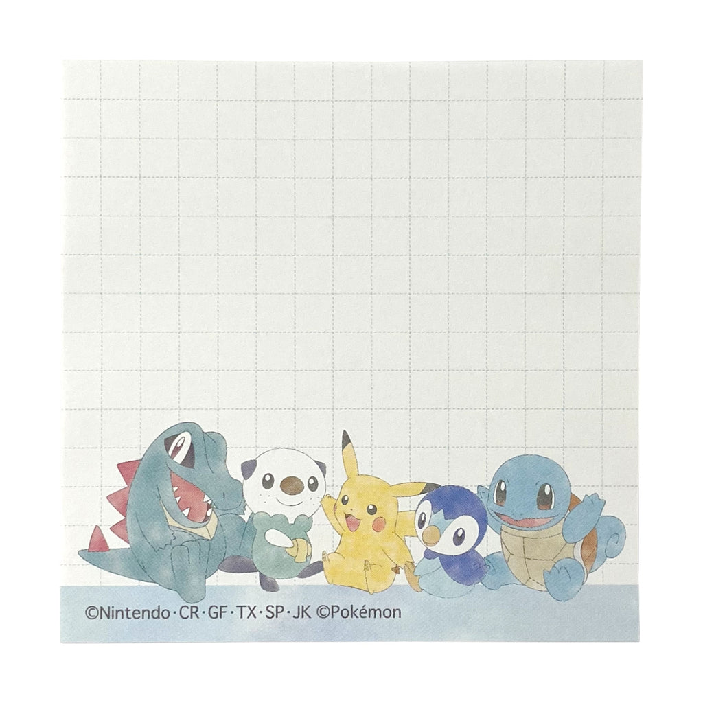 Pikachu Mini Memo C, a Japan-exclusive Pokemon Center product, showcasing Electric-type Pokemon and Mouse Pokemon details