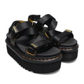 Dr.Martens QUAD ZEBRILUS KIMBER BLACK WEBBING+HYDRO LEATHER Sneakers from Japan, featuring black webbing and hydro leather de