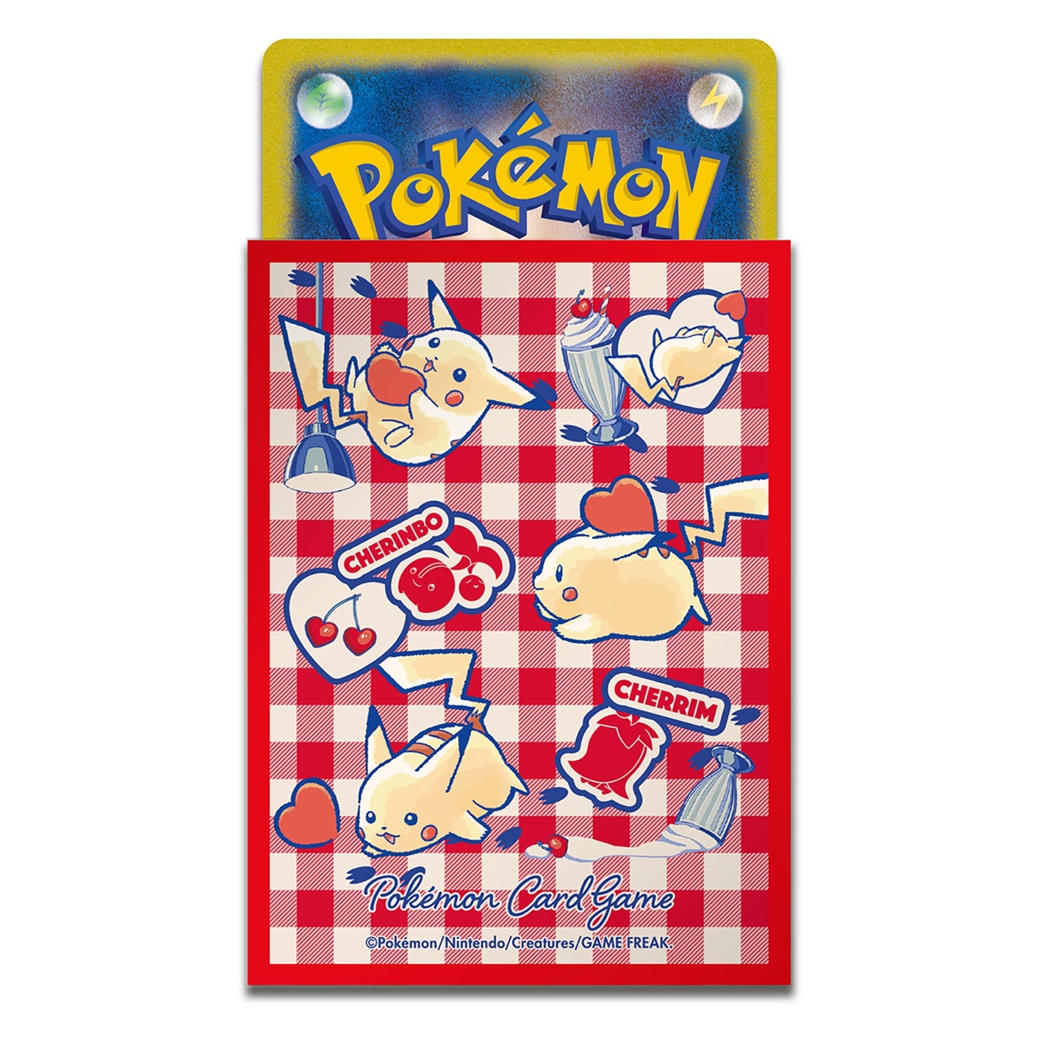 Pokémon TCG Deck Shield Sleeves – Pikachu & Heart [Red] Japan Exclusive