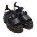 Dr.Martens Ricki 3-strap sandal in black nappa lux from Japan, exclusive streetwear design