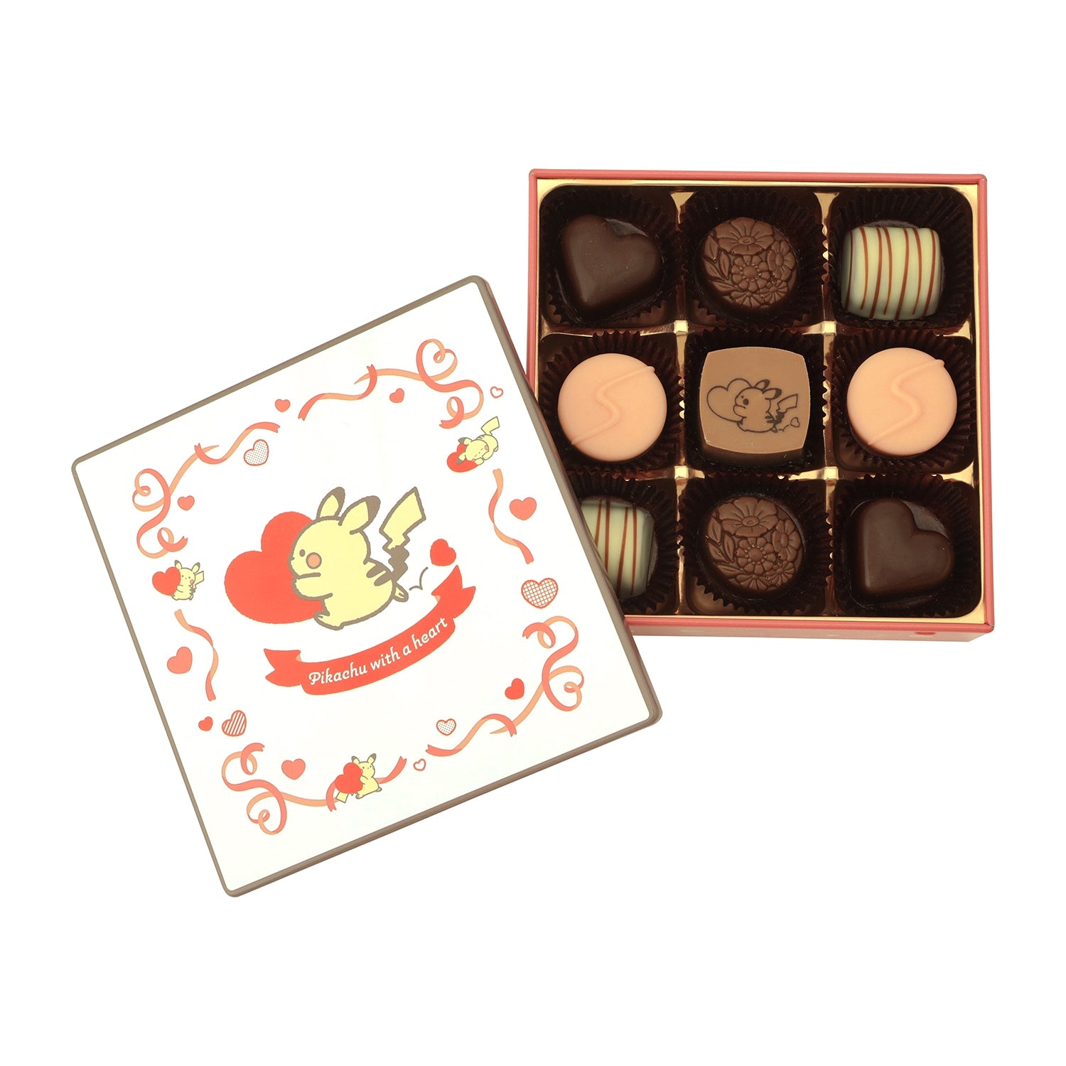 Assorted chocolate cans Pikachu With A Heart