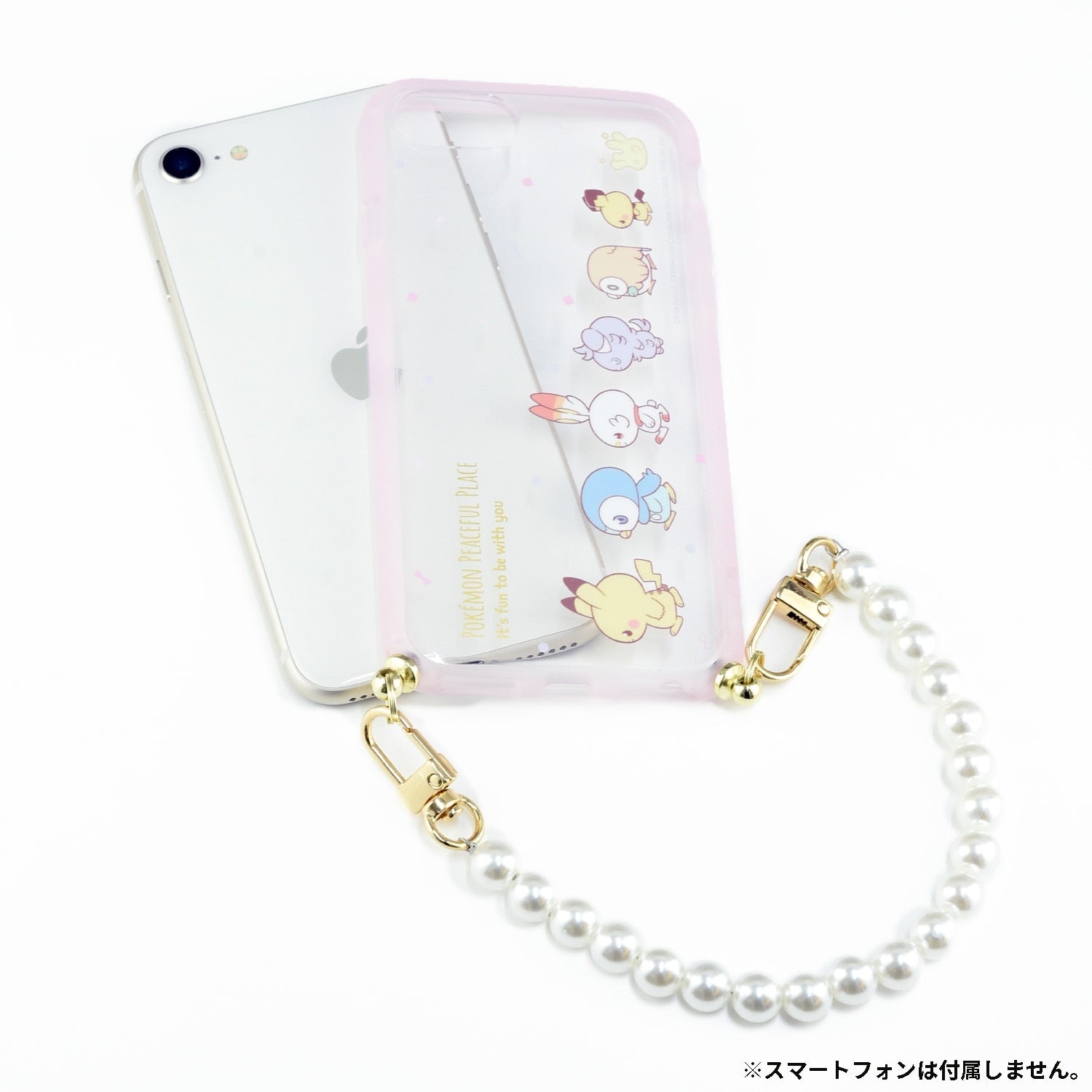 Pokepiece IIIIfit Strap_Pearl iPhoneSE (3rd/2nd generation)/8/7/6s/6 compatib...