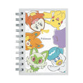 Pokémon A6 Ring Notebook with colorful characters from Japan