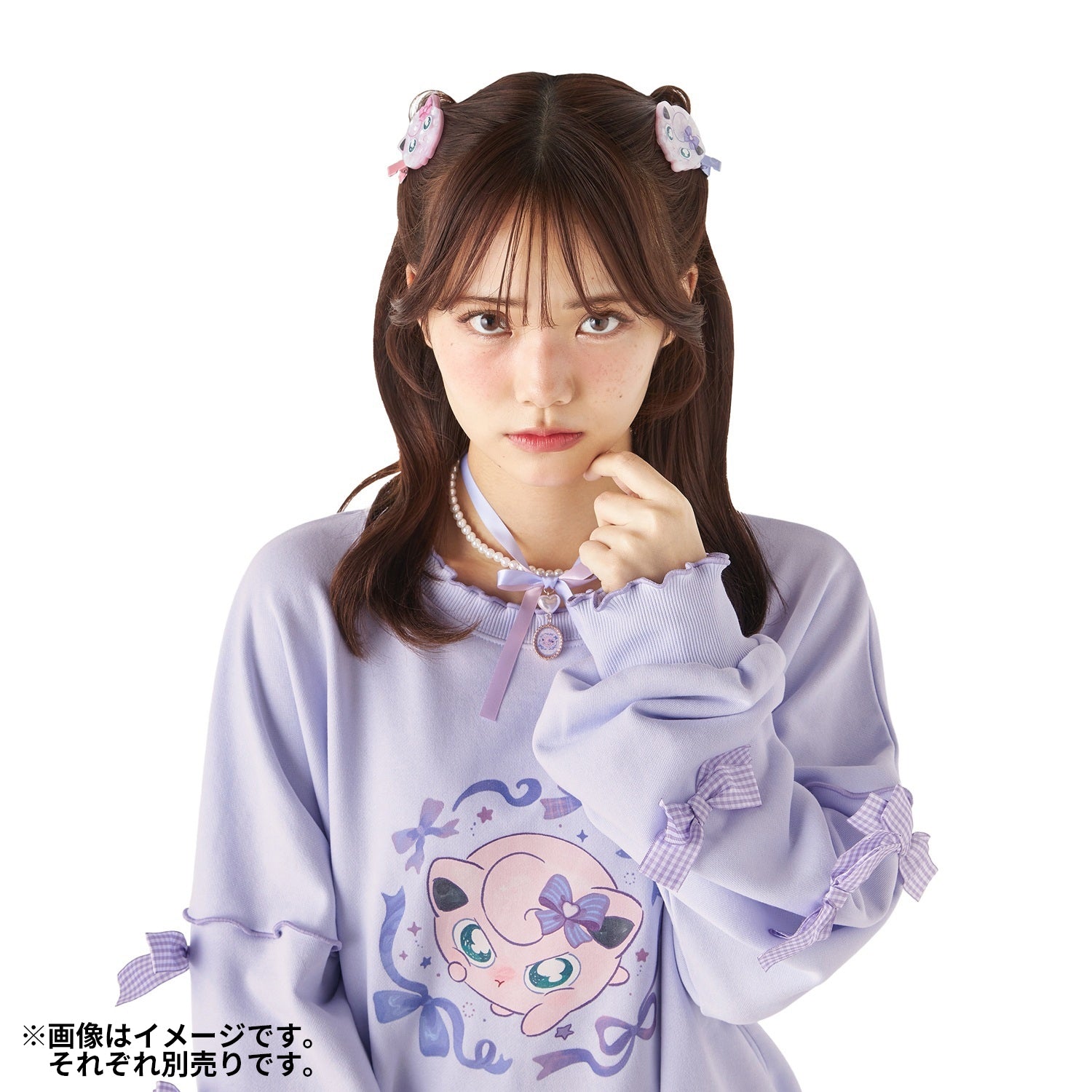 Japanese anime Bangs Clip from Japan, Don't Attack Me Pudding with collectible box and contents