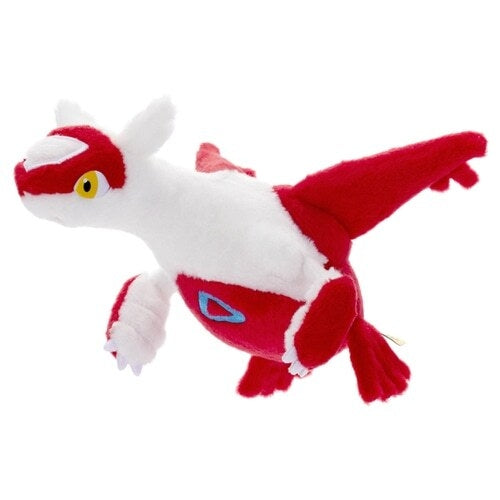 Pokemon Latias Plush Toy with vibrant wings from Japan
