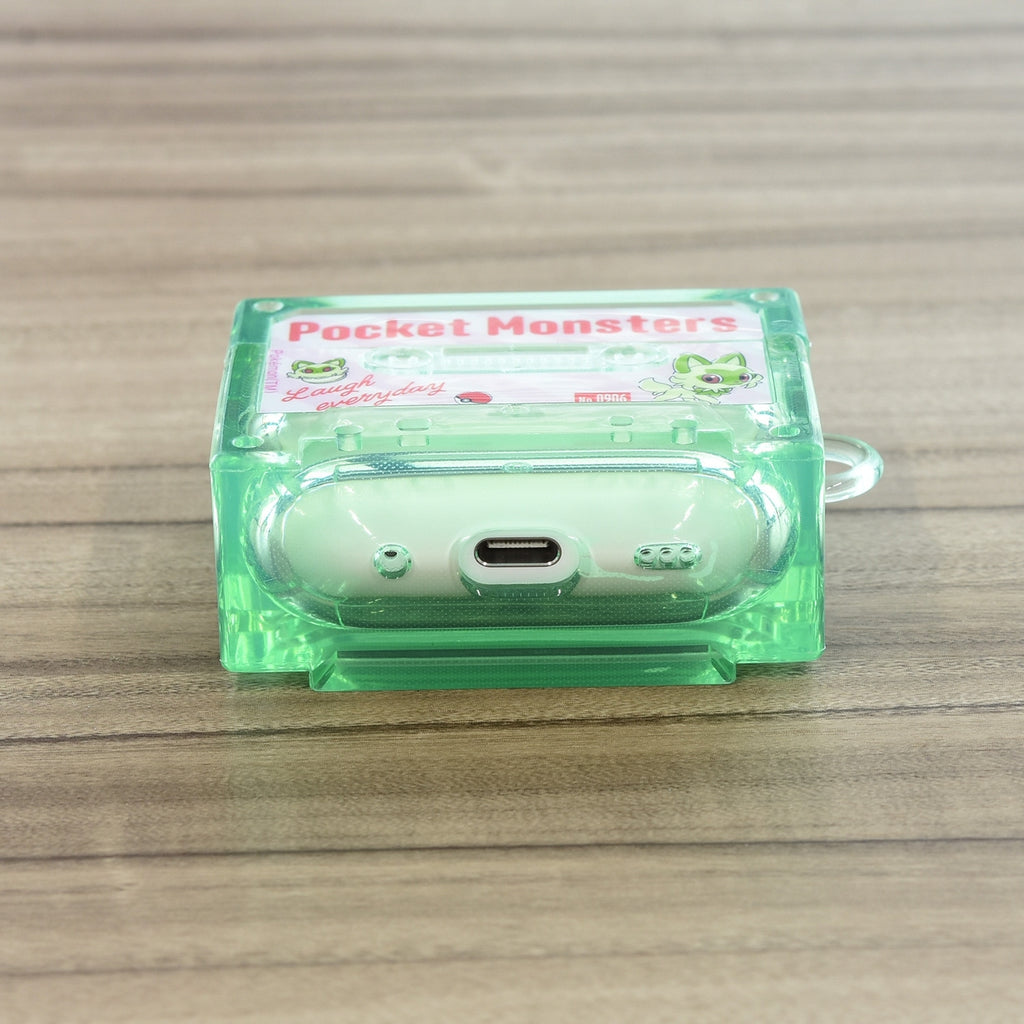 AirPods Pro (2nd generation)/AirPods Pro compatible cassette tape type case N...
