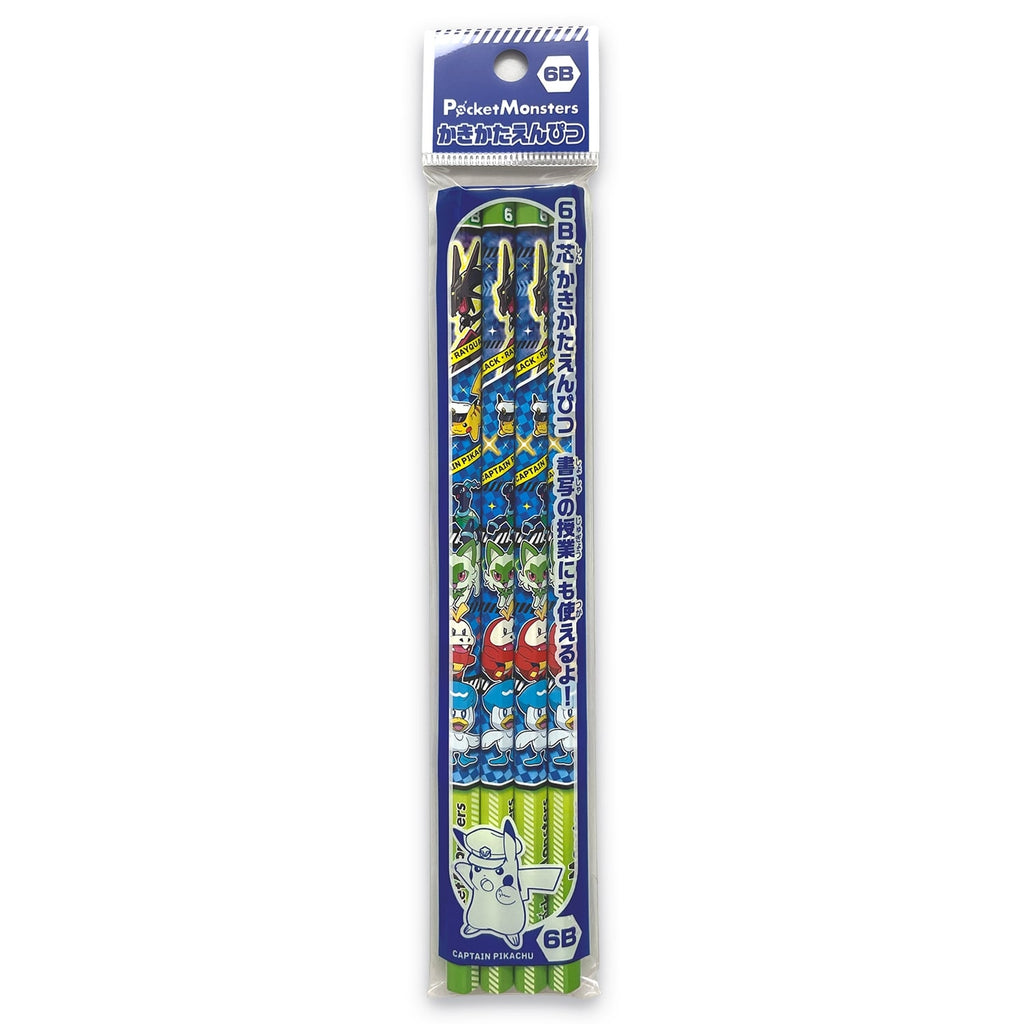 Kakikata Pencil 6B 4 pack with Charmander design from Japan
