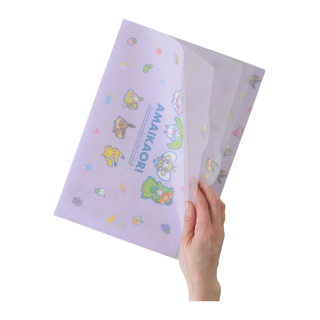 A4 clear file 5P AMAIKAORI
